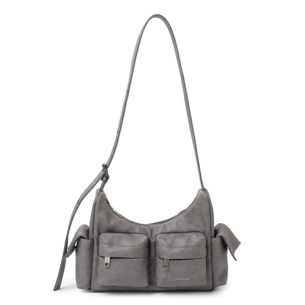 samo ondoh pocket mug bag M brushed gray